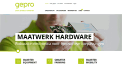 Desktop Screenshot of gepro-electronics.nl