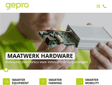Tablet Screenshot of gepro-electronics.nl
